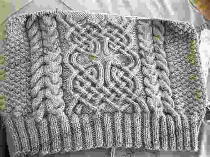 A Beautifully Crocheted Aran Sweater In A Traditional Celtic Knot Pattern Crocheted Aran Sweaters Jane Snedden Peever