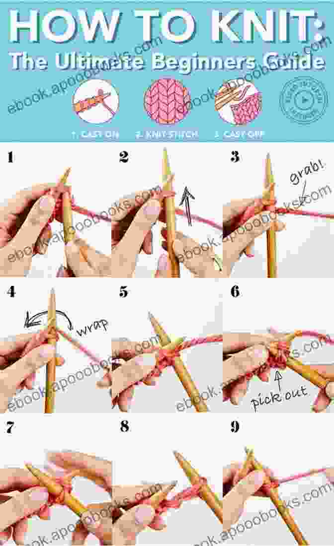 A Beginner Practicing Basic Knitting Stitches The Big Of Easy Knitting Tips And Techniques To Complete Your Own Knitting Projects