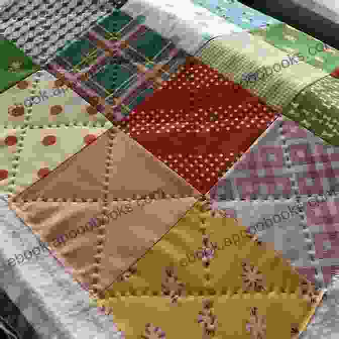 A Close Up Of A Patchwork Quilt In Progress, Showing Various Stitching And Piecing Techniques Patchwork Star: Simple Sewing Project