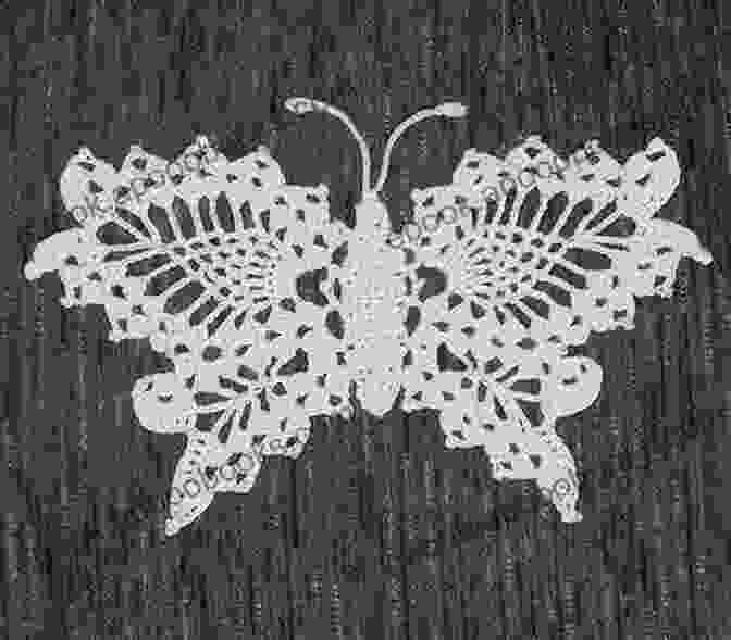 A Crochet Butterfly With Delicate Lace Patterns Insects In The Meadow Play Mat Crochet Pattern