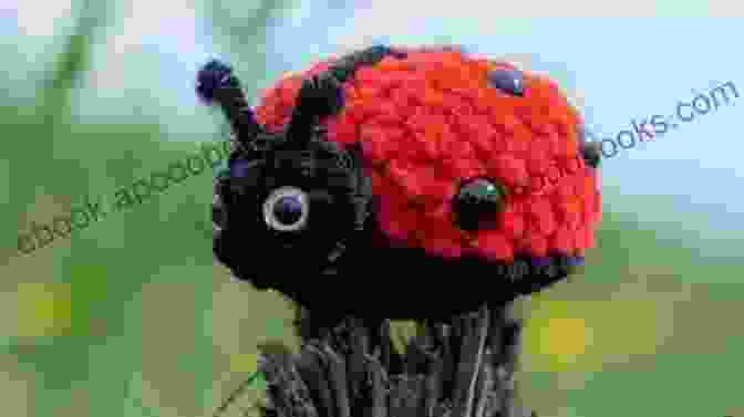 A Crochet Ladybug With Intricate Details Insects In The Meadow Play Mat Crochet Pattern