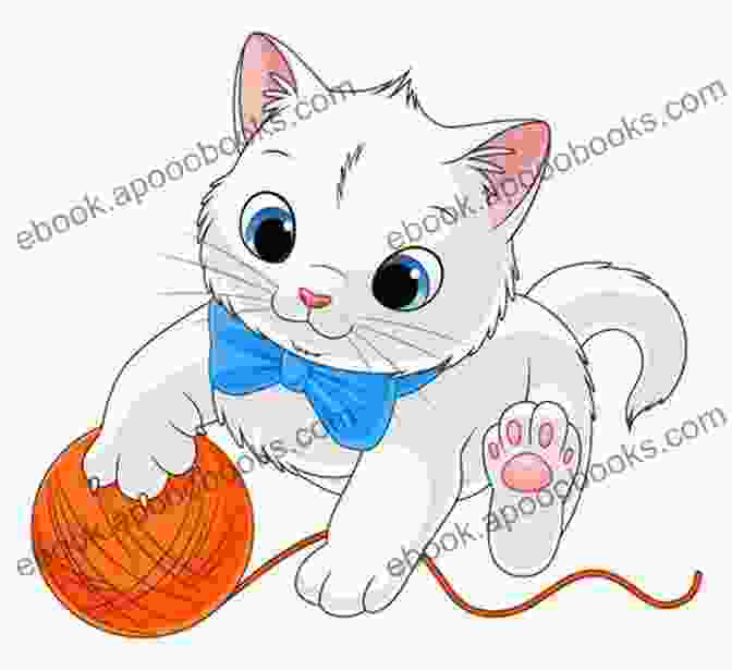 A Group Of Cartoon Cats Engaging In Various Activities, Including Playing With Yarn And Sleeping In A Pile Cat Lovers Colorful Cartoon Illustrations