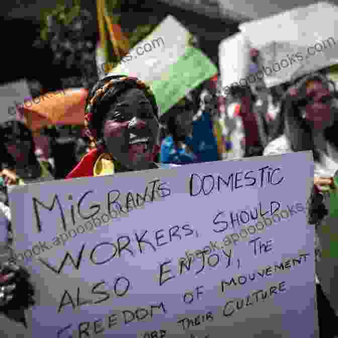 A Group Of Migrant Workers Protesting Outside A Government Building, Their Voices Filled With Frustration And A Plea For Justice Unfree Labour?: Struggles Of Migrant And Immigrant Workers In Canada