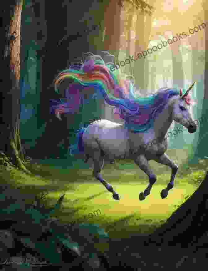 A Majestic Unicorn Galloping Through A Lush Forest Creatures Of The Kingdom: Stories Of Animals And Nature