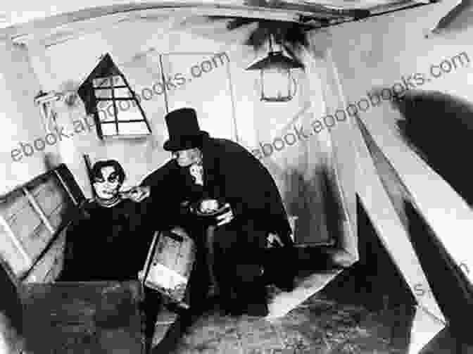 A Scene From 'The Asylum Of Dr. Caligari' Showing Dr. Caligari Hypnotizing Cesare The Asylum Of Dr Caligari