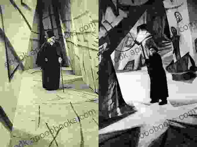 A Scene From 'The Asylum Of Dr. Caligari' Showing The Twisted, Angular Architecture Of Caligari's Asylum The Asylum Of Dr Caligari