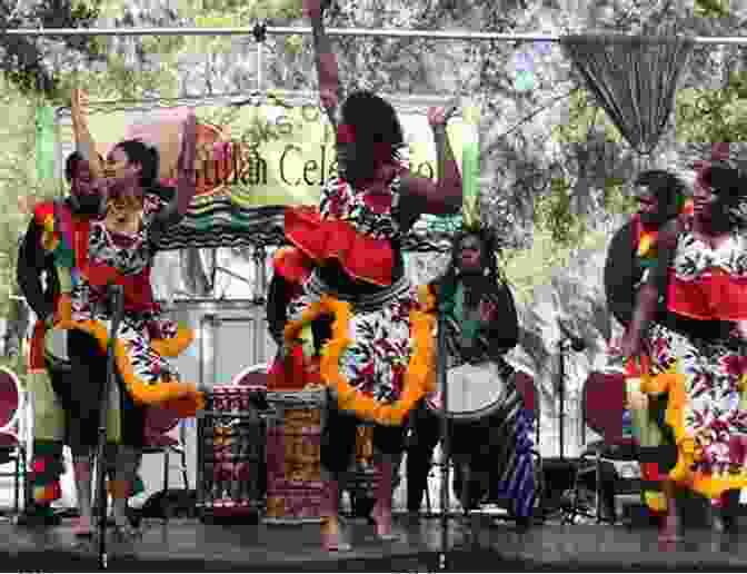 A Vibrant Photograph Of A Group Of Gullah Geechee People, Their Faces Painted With Traditional Markings. Ghosts And Legends Of The Carolina Coasts