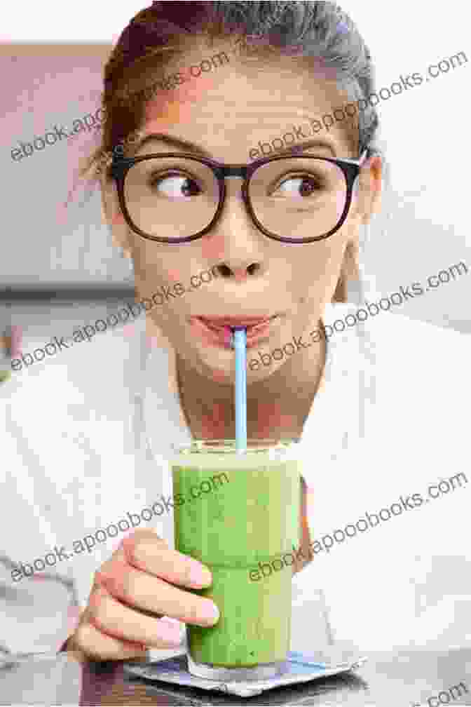 A Woman Indulges In A Refreshing Vegetable Smoothie, Her Face Radiating Joy And Contentment As She Savors The Nutrient Rich Goodness. Vegetable Valley Let S Eat