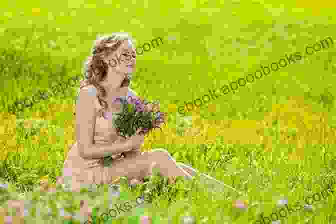 A Woman Sitting In A Field Of Flowers, Her Eyes Closed In Contemplation. Snow Girl: #1 A Strange Short Tale (Strange Short Tales)