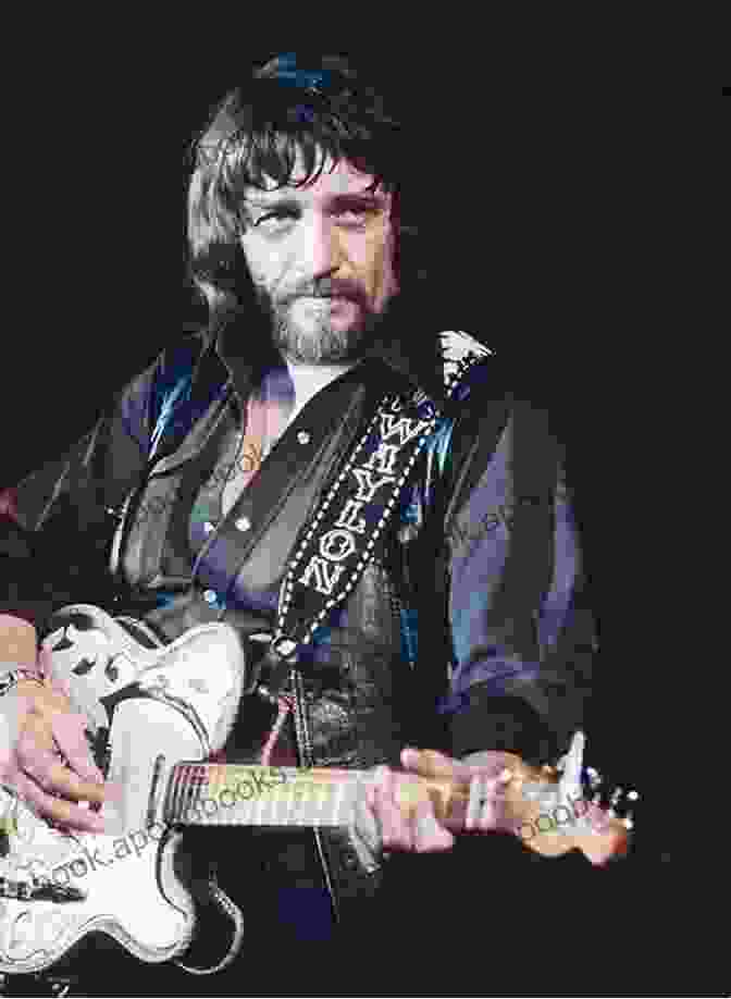 A Young Waylon Jennings With A Guitar Legends Of Country Music Waylon Jennings