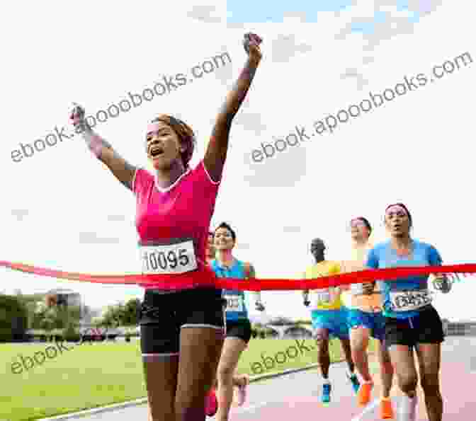 A Young Woman Running Towards The Finish Line Of A Marathon Before The Major Race: Who S Pulling A Double Cross: Young Motocross Riders