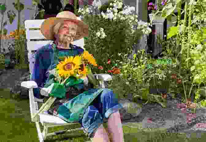 Betty, An Elderly Woman, Sitting In Her Garden, Surrounded By Flowers Last Friends (Old Filth Trilogy 3)