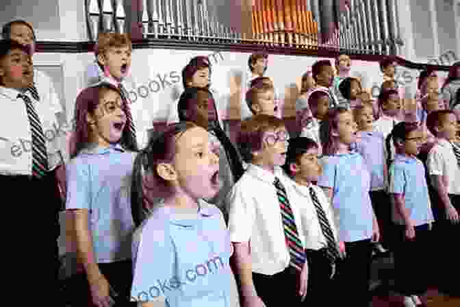 Children Singing Carols In A School Choir Christmas Carols Music Activity