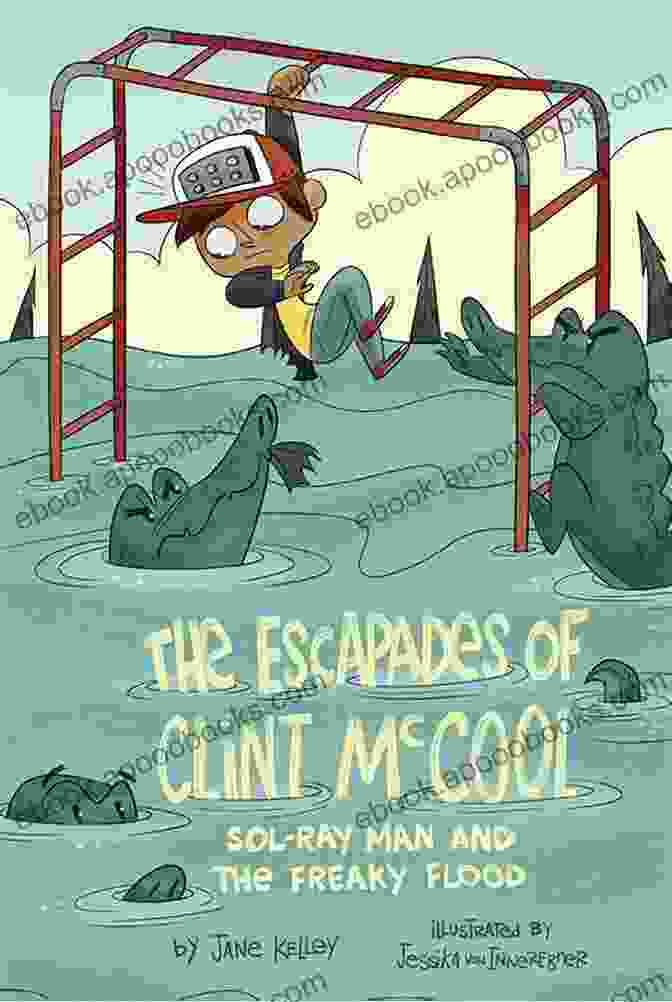 Clint McCool And Sol Ray Man Surrounded By Swirling Waters Sol Ray Man And The Freaky Flood #2 (The Escapades Of Clint McCool)