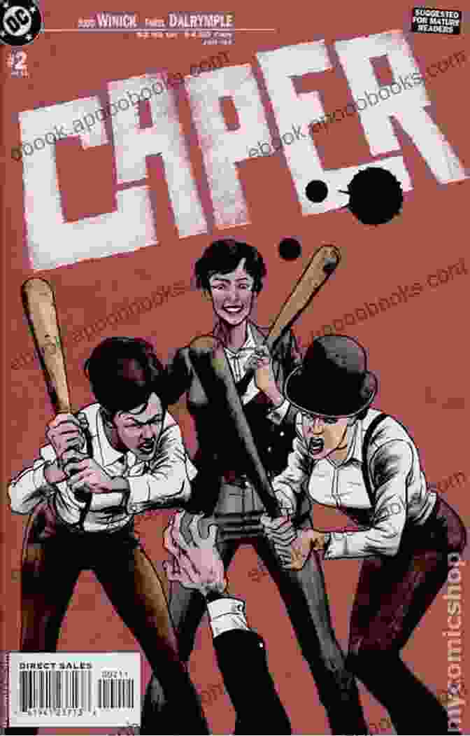 Comic Crime Caper Book Cover Showing Max Mayhem In Action The Hitwoman Hires A Manny: A Comic Crime Caper