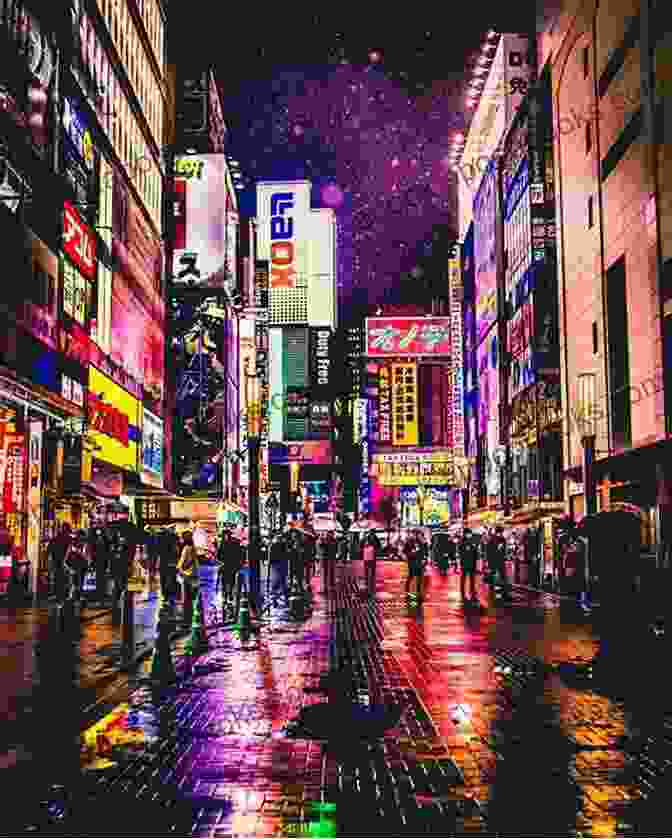 Crowded Tokyo Street With Colorful Shops And Neon Signs How I Came To Be Here (Tokyo From One To Infinity 2)