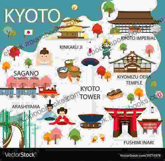 Detailed Map Of Kyoto Highlighting Autumn Foliage Spots Find Kyoto Vol 2 Colored Leaves