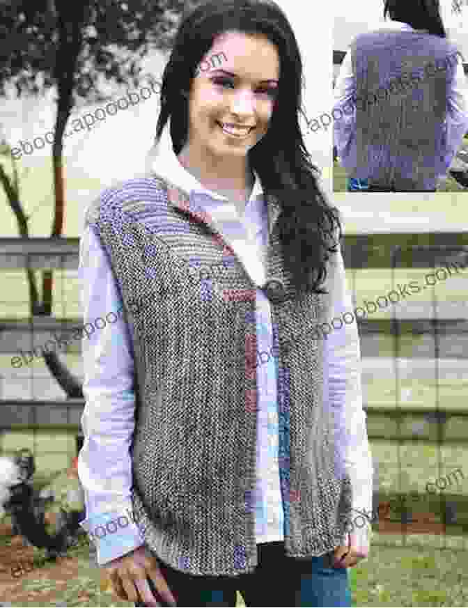 Lady Stocking Stitch Vest In Two Styles Lady S Stocking Stitch Vest In Two Styles Knitting Pattern Roxie