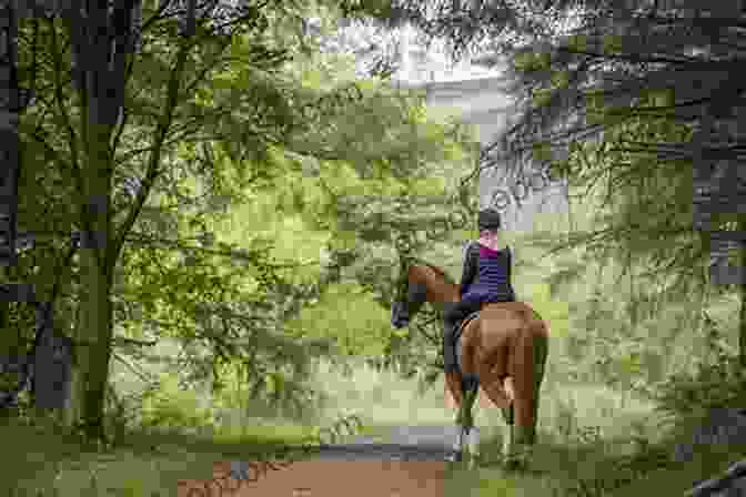 Louis And Mariia Riding A Horse Through A Forest Louis And The Portrait Mariia Luzina