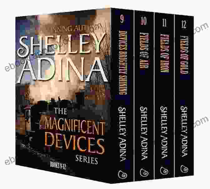 Magnificent Devices Boxset Image Of Four Steampunk Books With Gears And Goggles Magnificent Devices: 1 4 Quartet: Four Steampunk Adventure Novels In One Set (Magnificent Devices Boxset 1)