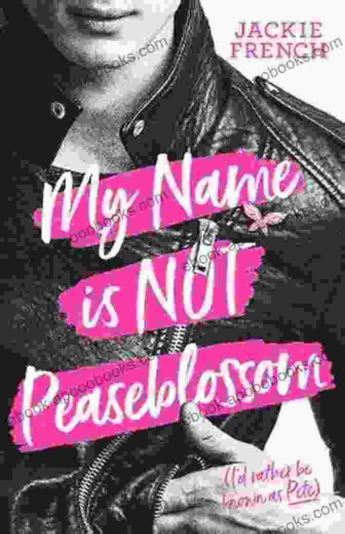 My Name Is Not Peaseblossom Book Cover Featuring A Young Girl In A Flowing Green Dress Standing Amidst Lush Flowers My Name Is Not Peaseblossom