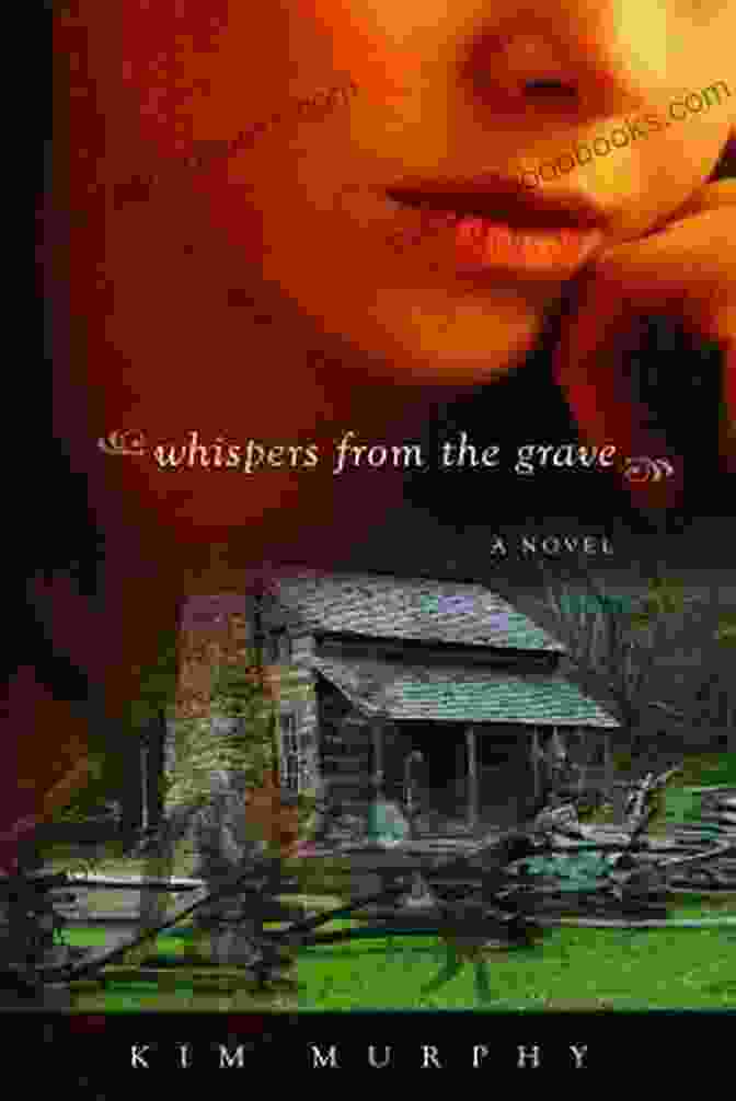 Whispers From The Grave Book Cover Featuring A Ghostly Figure Hovering Over A Gravestone Hallow Haven Cozy Mysteries Bundle 1 3