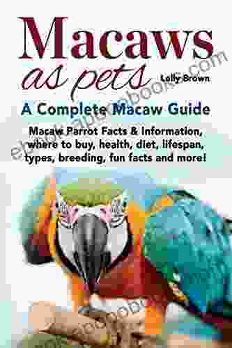 Macaws as Pets: Macaw Parrot Facts Information where to buy health diet lifespan types breeding fun facts and more A Complete Macaw Guide